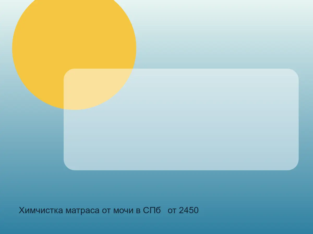 матрас с пятном мочи перед чисткой