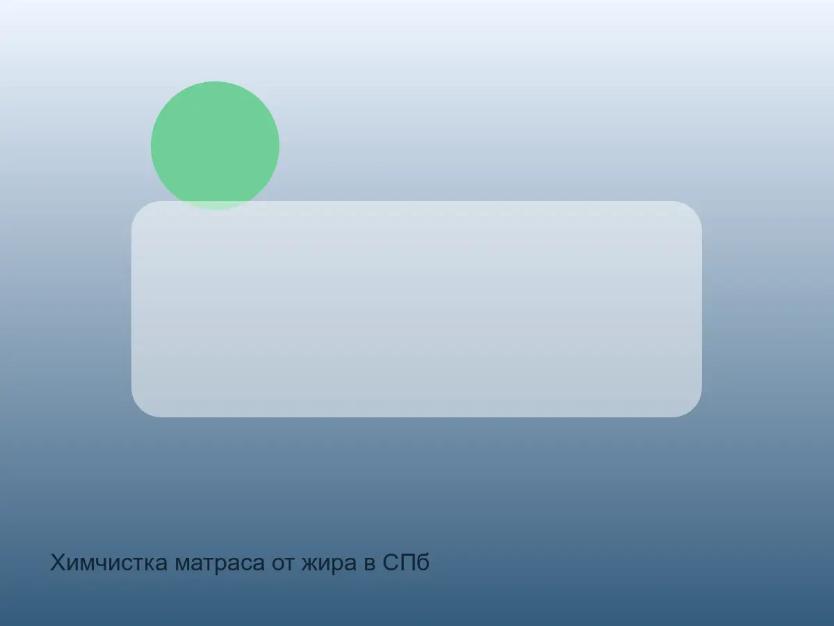 жирное пятно на матрасе перед чисткой